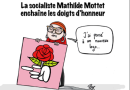 Vigousse promeut le nouveau logo de Mathilde pour le Parti Socialiste Suisse